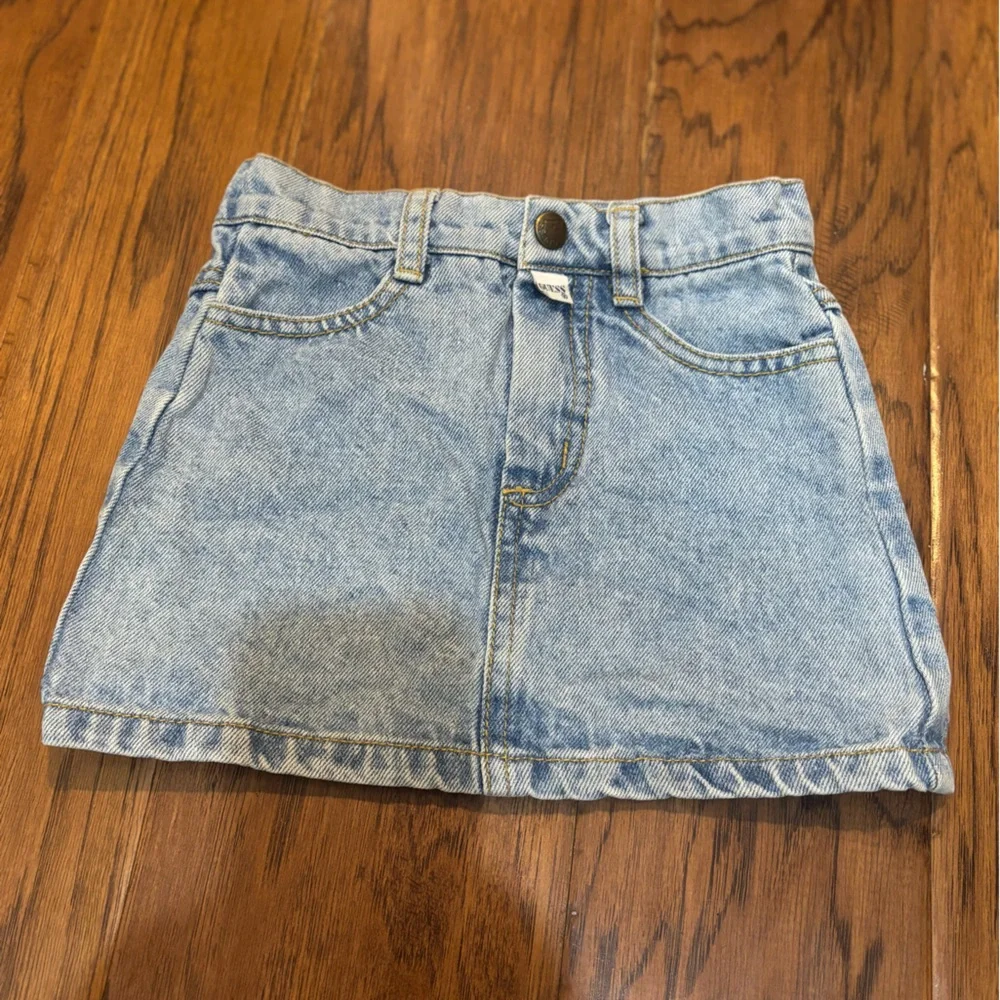 Vintage Guess Toddler Denim Skirt 24 Months
